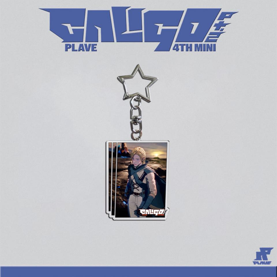 

PLAVE Keychain 4th Mini Album Caligo Pt.2 PACKSHOT Star Chain Cartoon Cute YEJUN NOAH BAMBY EUNHO HAMIN Fans Keyring UV Printing 6cm