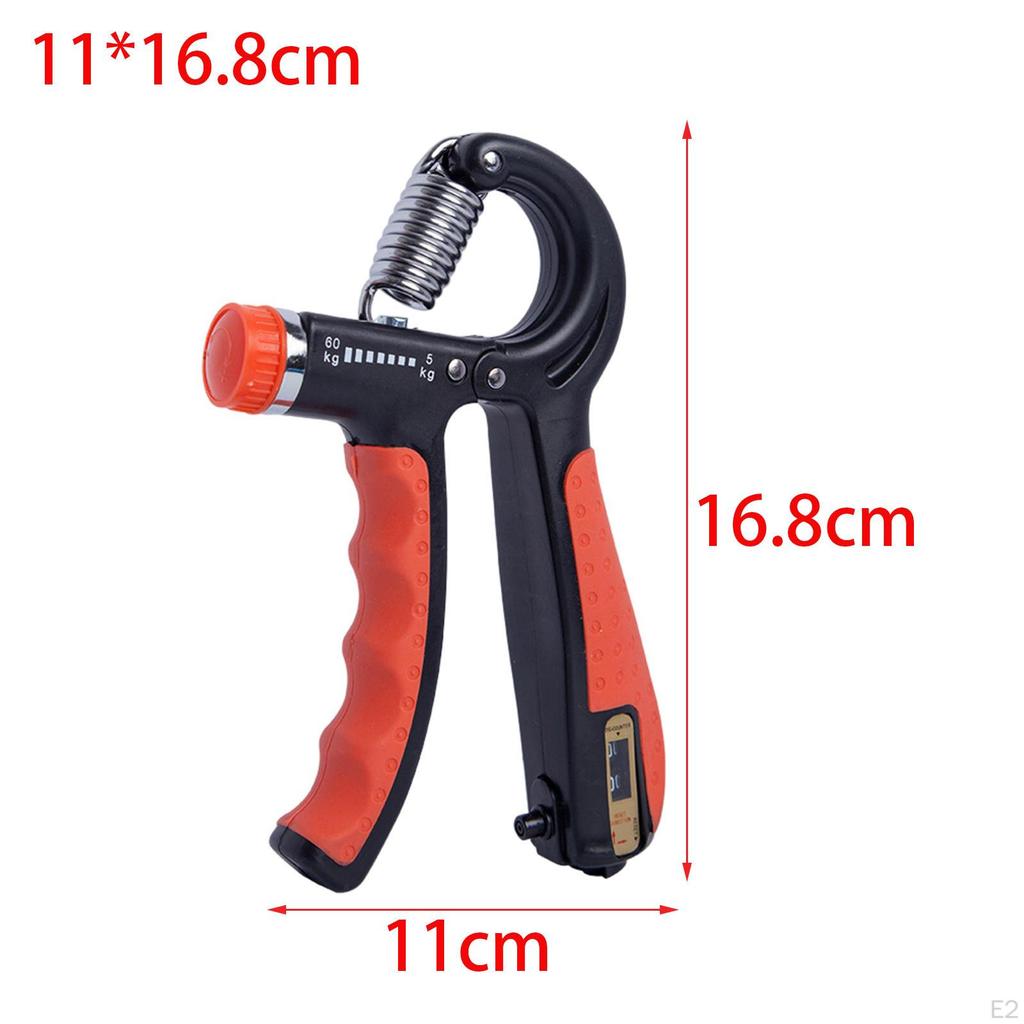 Hand Grip Strengthener Finger Exerciser Fitness Gripper Training Strength with Counter for