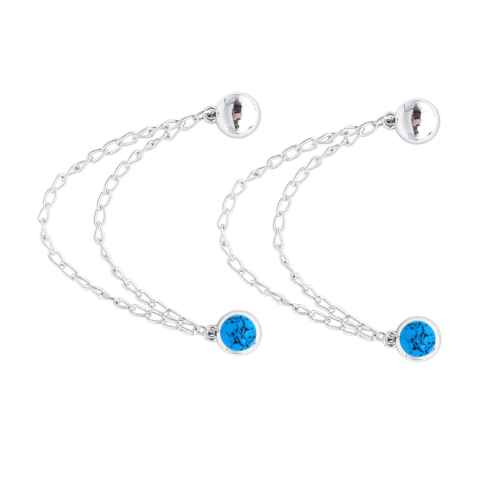 

Magnetic Pants Clothing Clips Headscarf Pin Easy Attach Detachable Grip for Trousers T-shirt Secure Magnetic Clips небо синє кольору