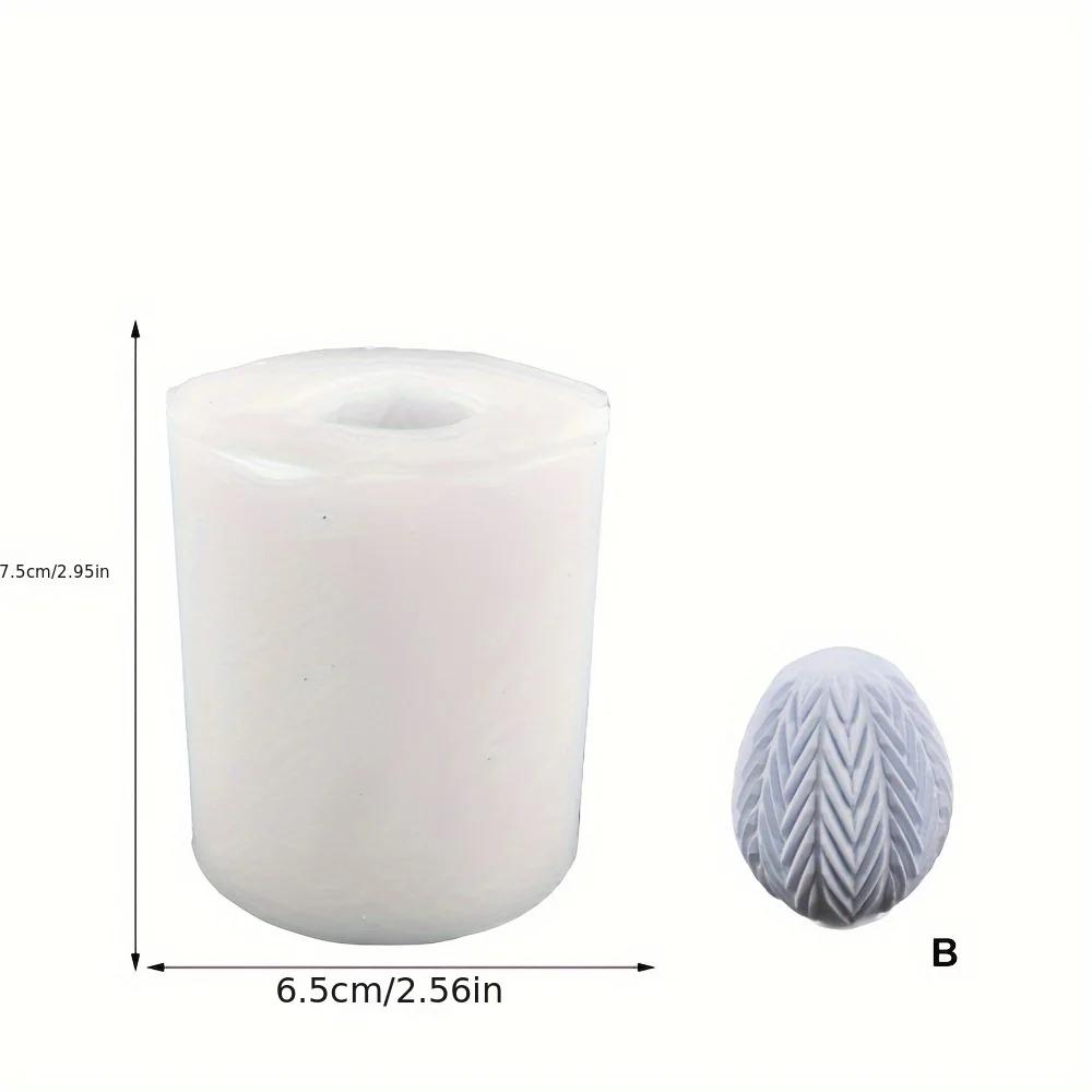 Multiple Egg Silicone Candle Mold Easter Egg Silicone Mold DIY Aromatherapy Gypsum Hand Soap Mold Household Products