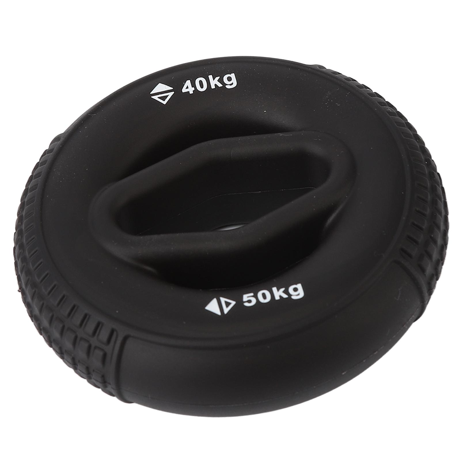 

Hand Grip Strengthener Coffee Black 40 to 50KG Anti Slip Grip Trainer Silicone Rings for Stress Relief