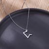 Viking Rune Layering Necklace for Women Stainless Steel Norse Runic Pendants Necklaces Feminine Delicate Minimalist Zircon Gift