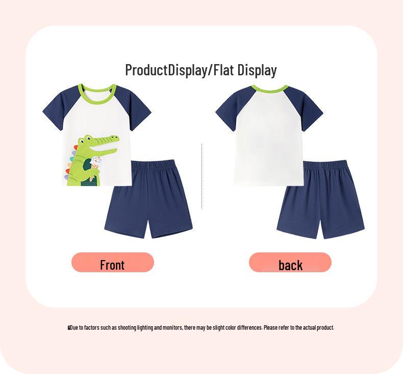 Little Maven Sommer Cartoon Kurzarm-Set für Kinder