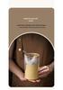 Nordic Creative Retro Ceramic Coffee Cup - Irregular Straight Cylinder Design, Coarse Pottery Finish, Straw Mug Style.