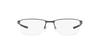 OX3218 Prescription Socket Colorshift 52mm Lens Glasses, 5.5 DK, MT, Silver/Blue Frame/Demo Lens,
