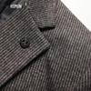 ROMON Men's Winter Wool-Blend Down-Lined Business Casual Blazer