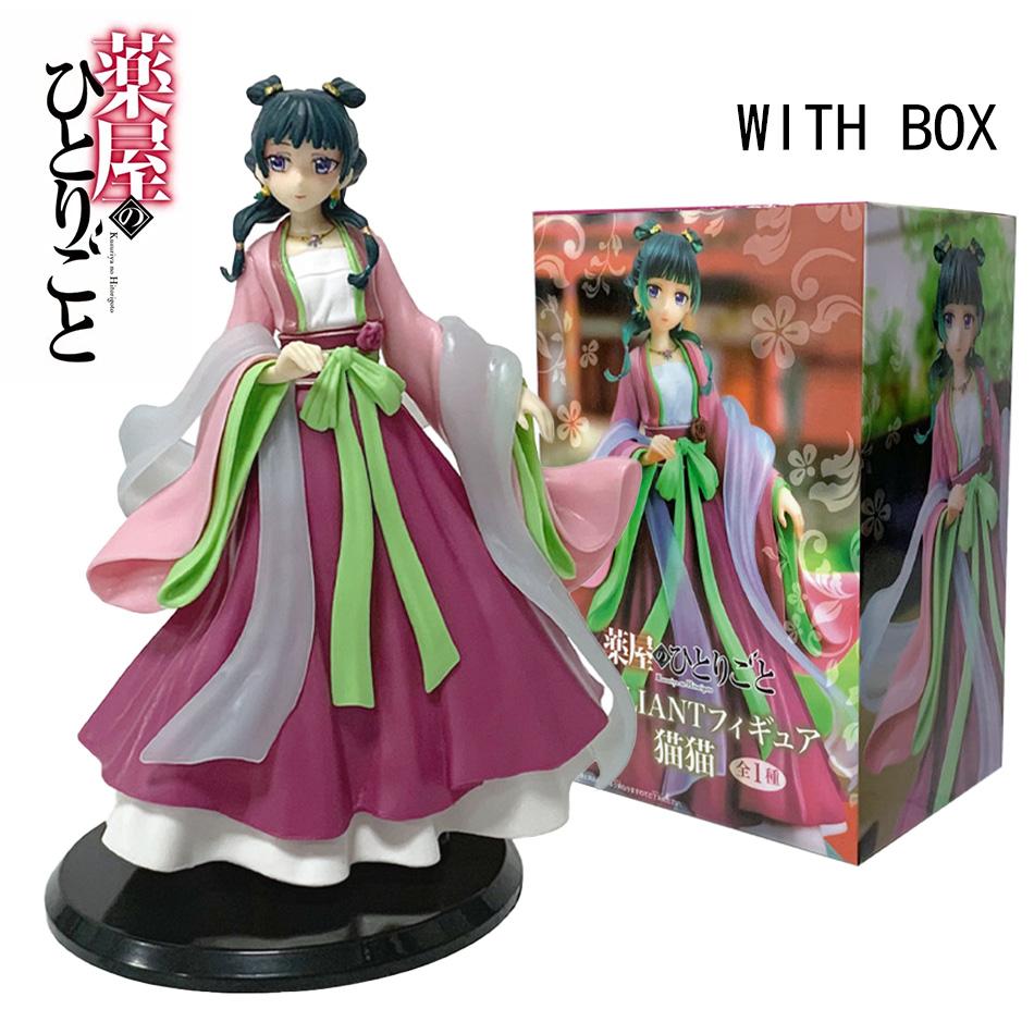 Deníky lékárnice Maomao Brilantní Anime Figurka Sběratelská Hračka Dárky Pvc Model Roztomilá Stolní Dekorace Hračka Vánoční Dárek