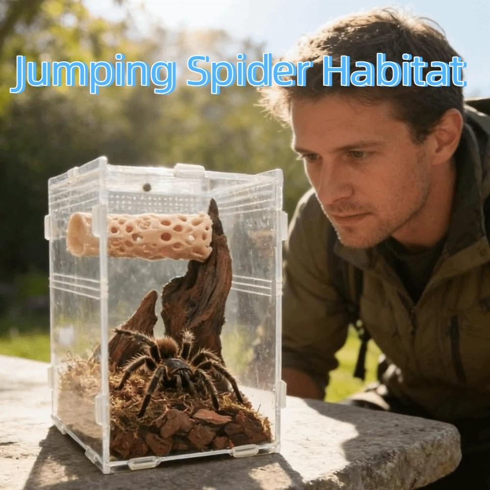 Belüftete Struktur Springspinnen-Habitat Innovatives Amphibiengehege Frosch-Habitat