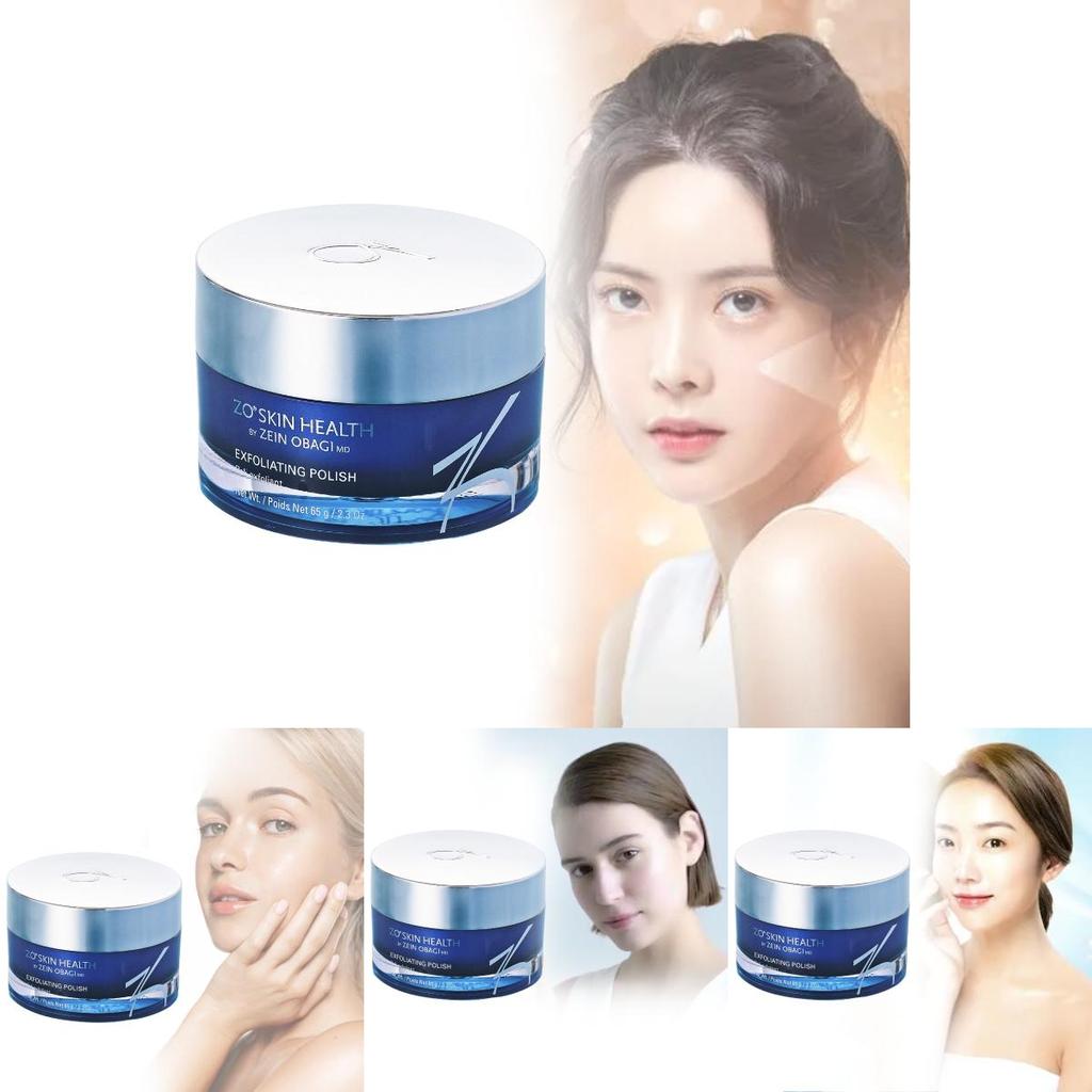 Premium Zo Skin Exfoliating Scrub For Gentle Facial Cleansing And Blackhead Removal With Hydrating Orange Blossom Extract
