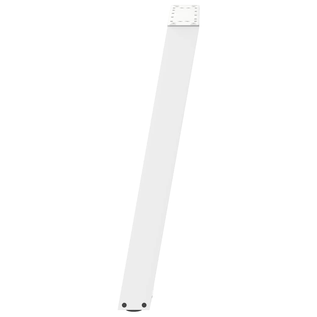 Vidaxl Nogi Do Stołu Konsolowego, 2 Szt., Biale, 38X(72-73) Cm, Stal