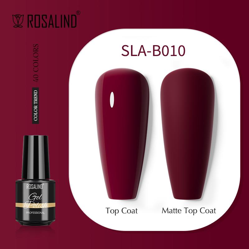 ROSALIND UV Lamp Soak Off Gel Polish Glitter Lacquer Gel na nehty Barevný gel lak na nehty lak Hybrid Nail Art Gel