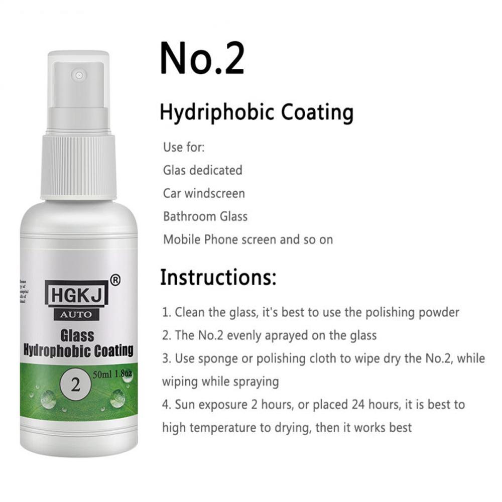 High Quality Auto Care 20ml/100ml Car Glass Rainproof Agent Nano Auto Glass Hydrophobic Coating Automobile Car Cleaning