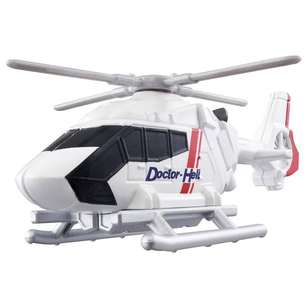 TAKARA TOMY Tomica Job Labor Emergency Unite Vehicle Doctor Helicopter Mini Car Toy for ages 3 and up
