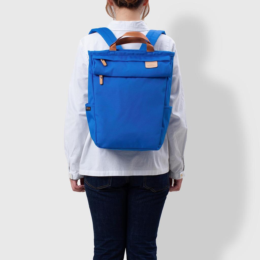 Heart Made Factory FY-0950 Tote Backpack, Unisex, A4 Size, Cordura Poly, Lisse Style Series (Blue)