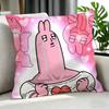 Cartoon My Friend Rabbit Cushion Cover Cushion Cover Set 4Pcs 50X50 45X45 40X40 Pillowcase Decorative Sofa Home Decor