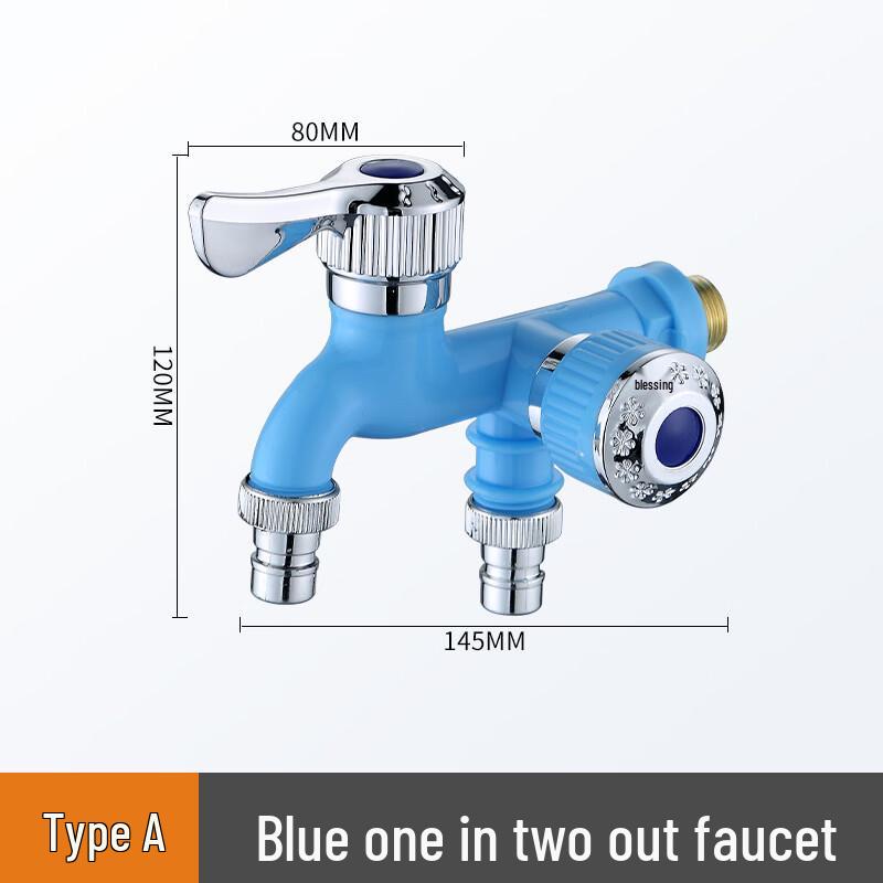 

OEING Multifunction One-In Two-Out Washing Machine Faucet