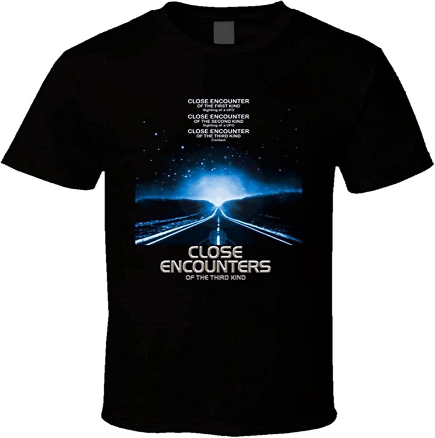 Men s Close Encounters of The Third Kind Movie T Shirt XS чёрный