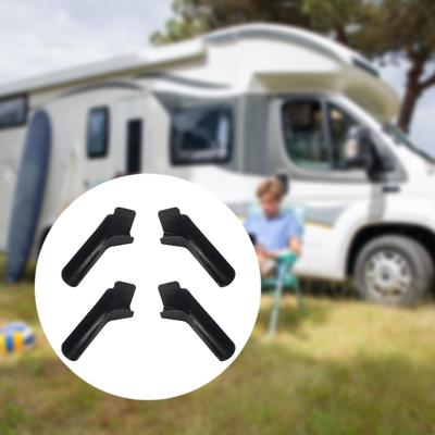 4x RV Gutter Spout Rain Drain Outlet Protection Roof Drainage for Travel Trailer