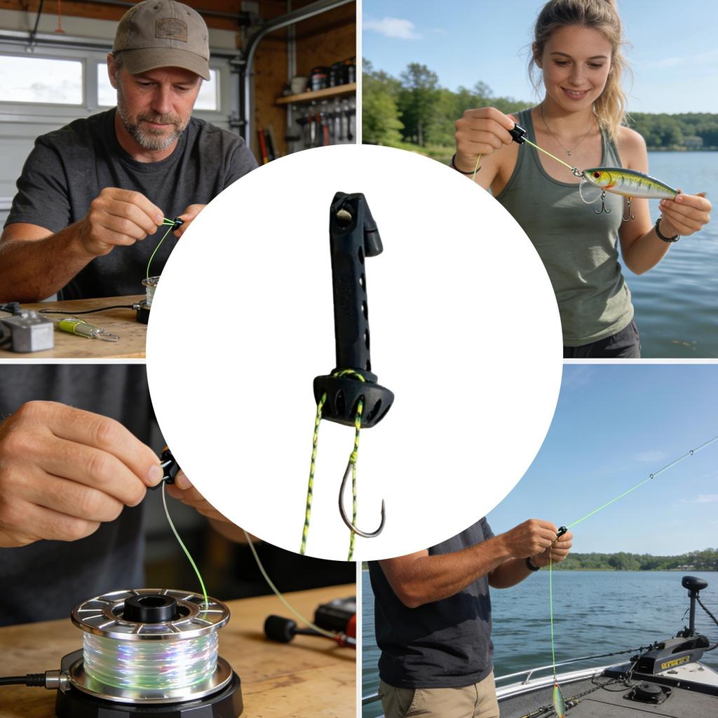 Portable Magnetic Fly Threader for Small Hook Eyes Quick Threading Tool Multifunctional Fly Fishing Gear Tackle Accessories