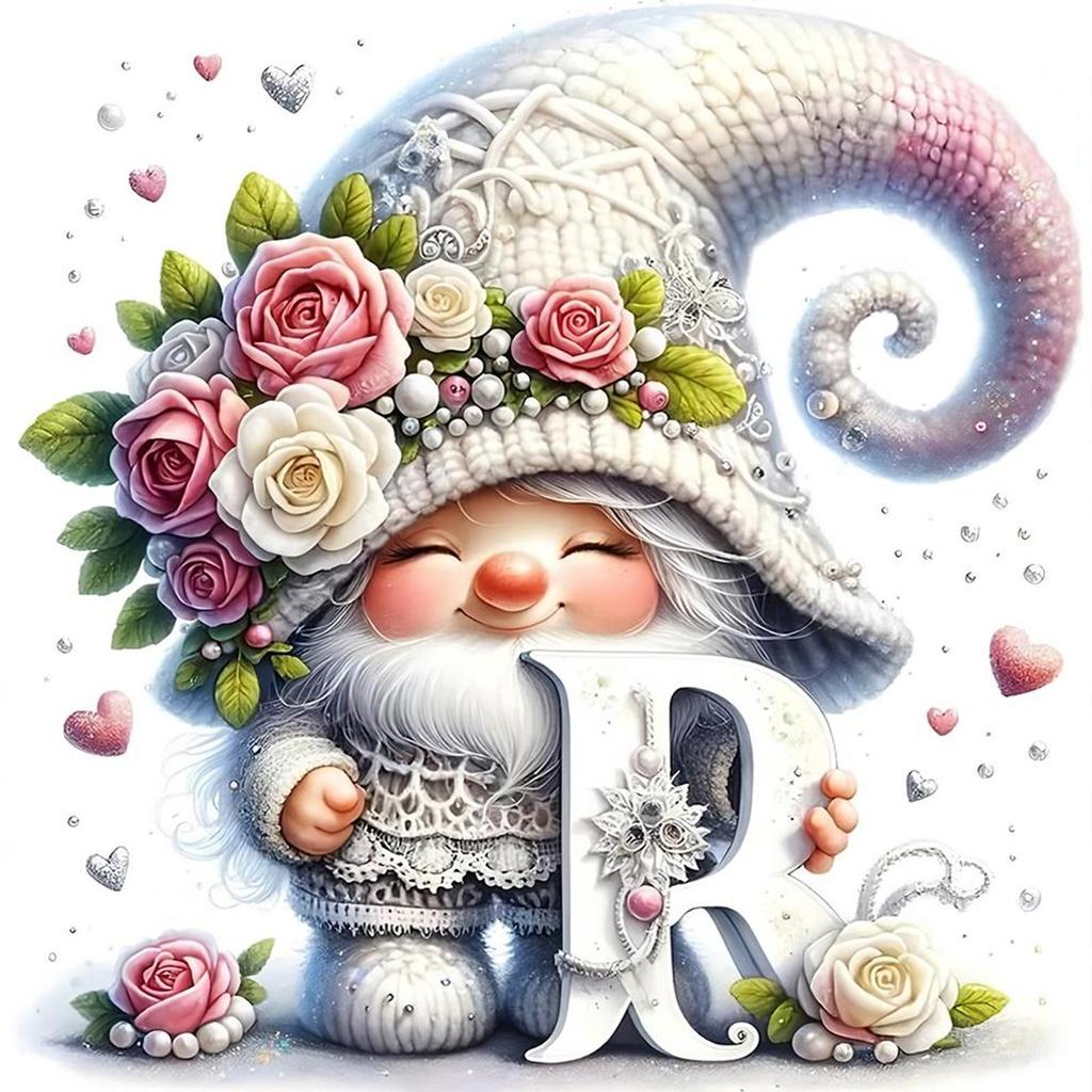 Cartoon 5D DIY Full Drill Round Diamond Painting Kit for Home Wall Decoration