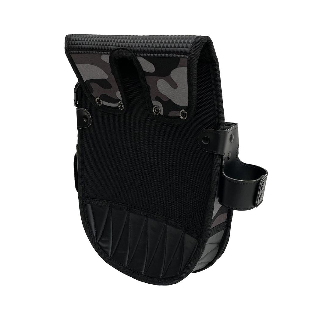 SK11 PRO-G15 Nail Bag with Holder, Reinforced Bottom, Gray Camouflage Fabric