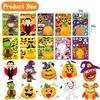 Colorful Cm2304009 Diy Pumpkin Stickers Set For Children Halloween Party Decorations