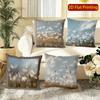 Dandelion Print Square Throw Pillow Cases Pattern Cushion Cover Suitable For Sofa Bedroom Car Pillow Cover