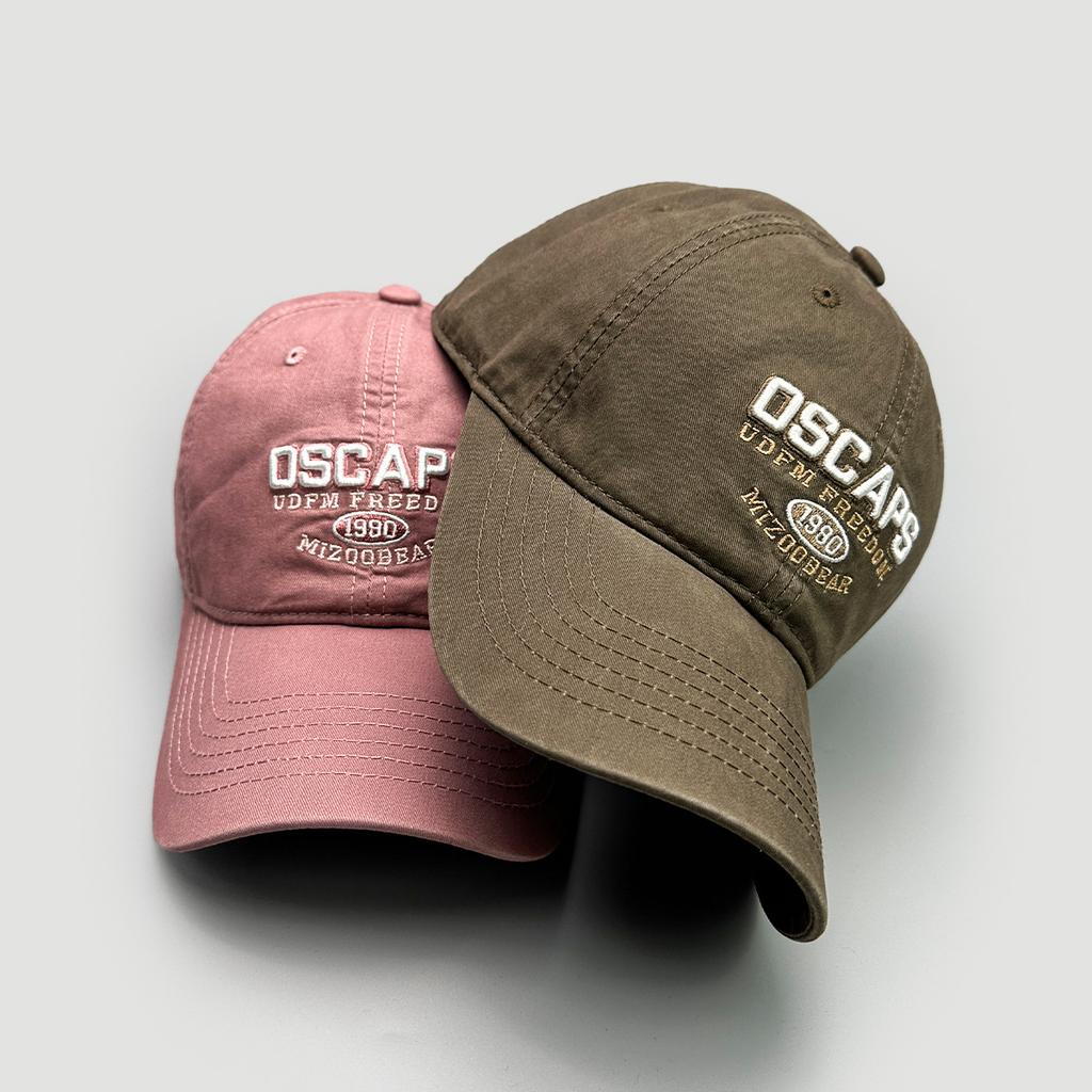 Retro Letter Embroidered Baseball Cap Men'S And Women'S Sunshade Fashion Trendy Brand Showing Face Small Cap