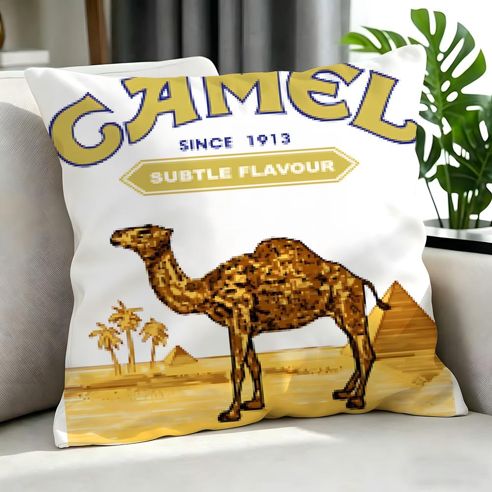 Cigarette Camel Cushion Cover Cushion Cover Set 4Pcs 50X50 45X45 40X40 Pillowcase Decorative Sofa Home Decor