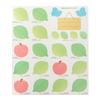 Midori Colored Paper with Leaf 33213006 Stickers, Semi-Transparent, Pattern,