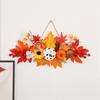 And Halloween Pumpkin Maple Leaf Wall Hanging Ornament For Holiday Decor Home