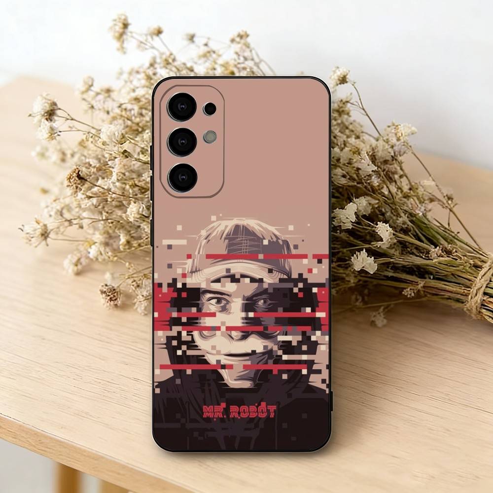 

Mr R-Robot F-Fsociety Phone Case Black Silicone Soft For Samsung S25,S24,S21,S22,S23,S30,Ultra,S20,Plus,Fe,Lite Samsung S25ULTRA