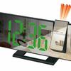 Large Screen LED Projection Alarm Clock with Mirror Display, Multifunctional Digital Clock 3618LP