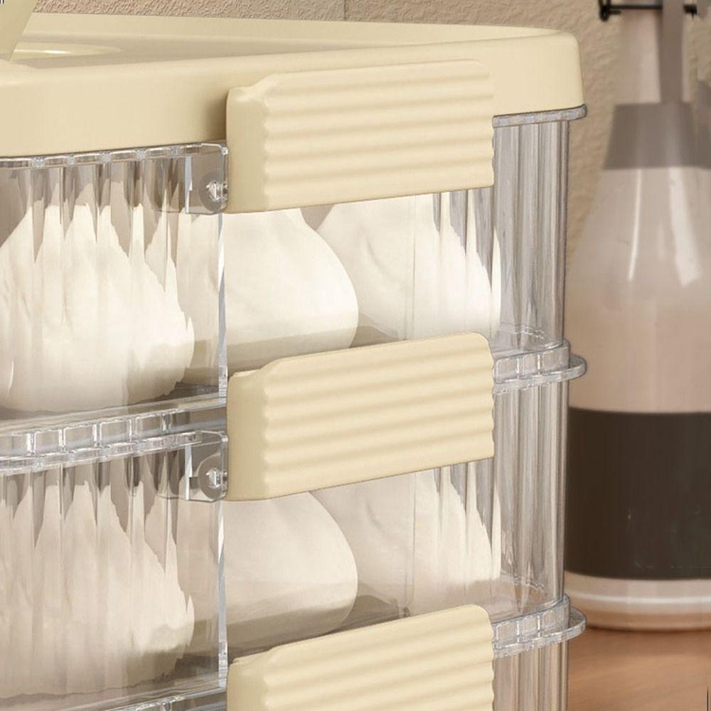 Multi-layer Frozen Dumpling Storage Box Large Capacity Food Storage Container  for Home