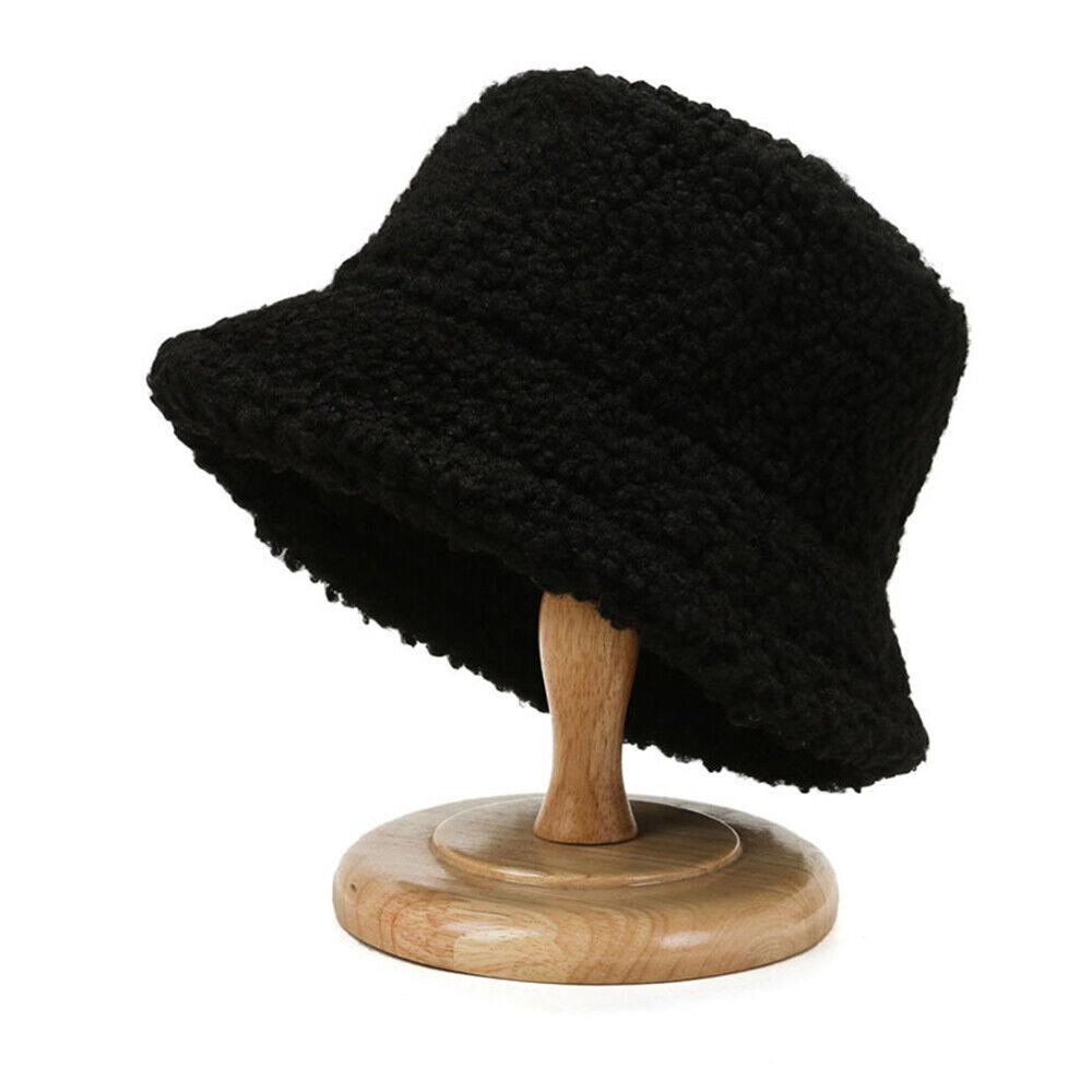 Faux Fur Ladies Bucket Cap Soft And Fluffy Fisherman Hat For Cold Weather