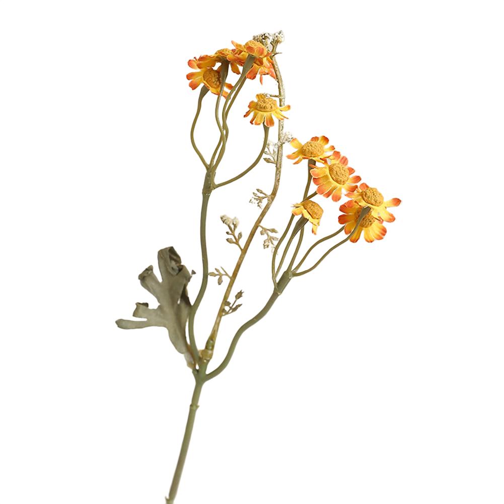 

Artificial Chamomile Daisies Silk Flower Arrangement Easy To Style Orange