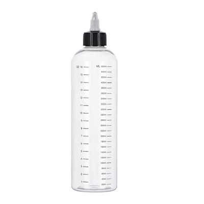 Clear Squeeze Container 500ml Precise Liquid Dispenser Hair Applicator Bottle For Home Travel Use Hair Dyes Essential