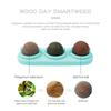 3 in 1 Rotating Cat Toys Molar Teeth Cleaning Stick-on Edible Ball Removes Hair Balls Energy Ball Promote Digestion Pet Supplies