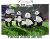 Panda Resin Glasses Holder - Cartoon Desktop Display Stand