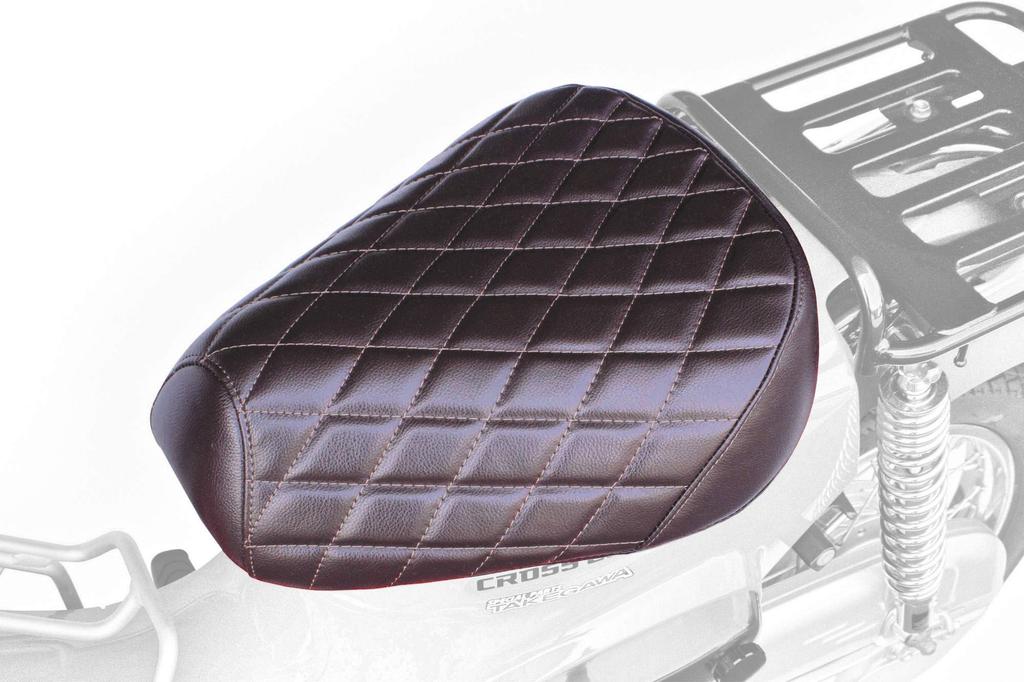 Special Parts Takegawa Cushion Seat Cover Diamond Stitch Brown Super Cub Cross Cub 50 50/110 (AA09/JA44) (AA06) 09-11-0233
