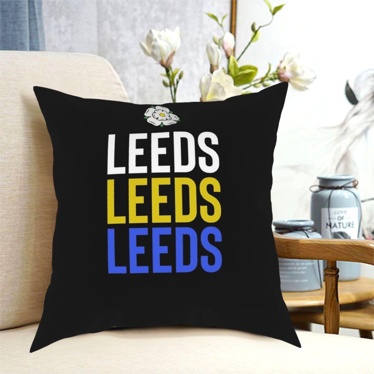 Leeds Leeds Leeds Square Pillowcase Polyester Printed Decorative for Home Cushion Cover 30x30cm