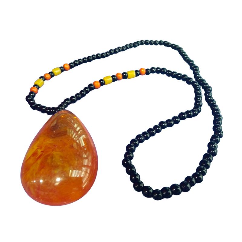 Handgemaakte Braziliaanse Amber Ketting Honing Bijenwas Kralen Hanger voor Vrouwen Speciale Jubileum Kantoor Cadeau Accessoire