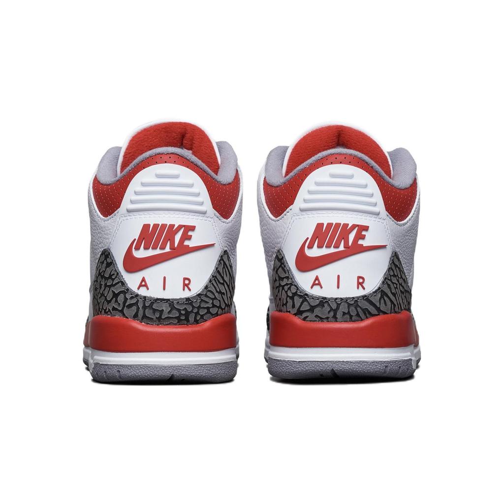 Air Jordan 3 Retro GS Fire Red 2022 Kids Sneakers White Cement-Grey Black DM0967-160
