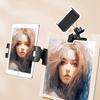Multiple Angle Rotating Phone Stand Art Easel Clamp For Students Artists Supports 4.5-11inch Tablets Phones