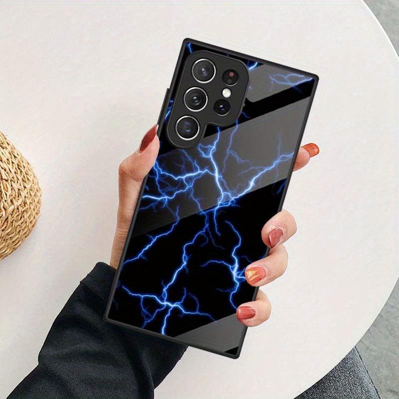 Meninis žaibo vielos rašto dizaino telefono dėklas S26ULTRA S25 S24 S24PLUS S23 S22 S21PROS20+ A36 A56