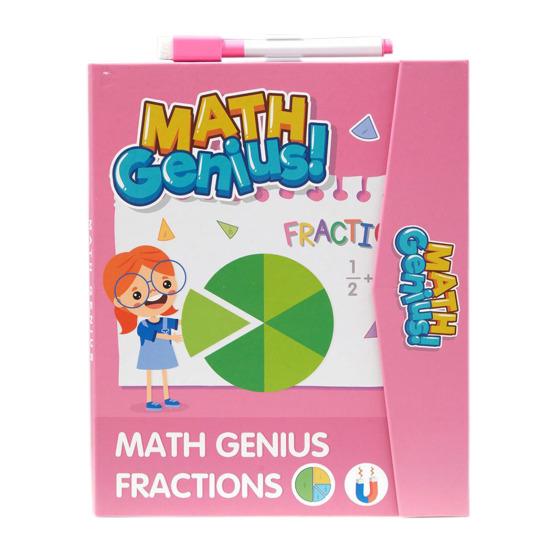 1 Set Magnetic Fraction Demonstration Book Fraction Learning Magnetic Tiles Circles