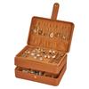 High-end retro large-capacity jewelry box, necklace, ring, stud earrings, jewelry storage box, multi-layer storage box.