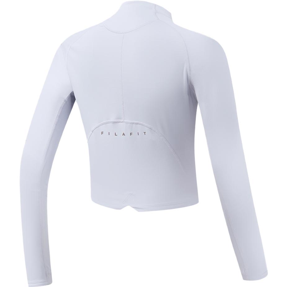 FILA Solid Color Short Waist Sports Casual Long Sleeve Jacket Women jackets Light-Purple A11W321504F-PR