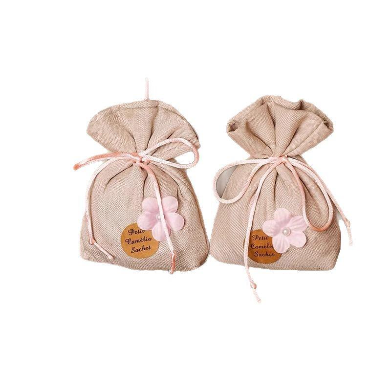 Gardenia Scented Sachet for Wardrobe: Long-Lasting Deodorizing Fragrance for Closet, Clothes & Car.