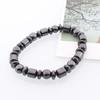 Elastic Magnetic Beaded Bracelet Adjustable Stretchy Wristband For Health Symbol And Stylish Daily Wear